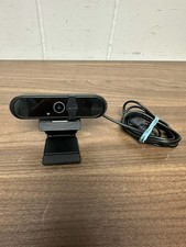 USB Wired Black 720P Webcam With Privacy Shutter Very Good
