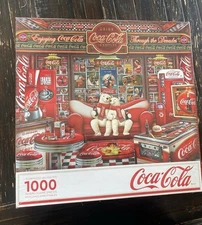 Springbok'S 1000 Piece Jigsaw Puzzle Coca Cola Decades - Made in USA