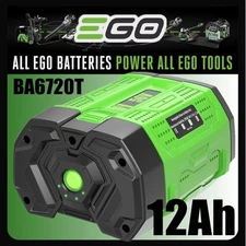 For EGO POWER+ 56V 12Ah ARC Lithium Genuine Battery BA6720T w/ Fuel Gauge