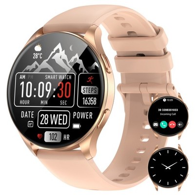 2025 Smart Watch Men Waterproof Smartwatch Bluetooth for iPhone Android Samsung 