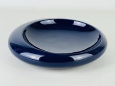 Sicart 305 Vaso Svuotatasche In Ceramica Blu Space Age Design Pino Spagnolo 1970