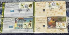 Lot 1 Singapur vier 95 Orchideen Serie 2 $ x 8 FV 16 $ FDC wie gesehen kostenloser Versand