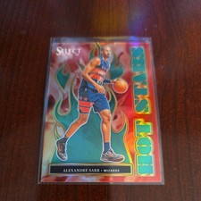 2024-25 Panini Select - Hot Stars Alexandre Sarr #10 Green Prizm (RC)