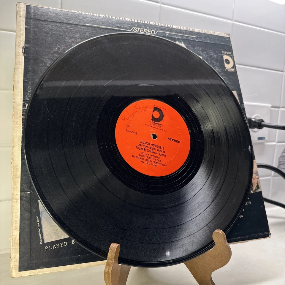 1968 Mission Impossible & Other Action Themes The Secret Agents Vinyl LP Record - Image 4 of 4