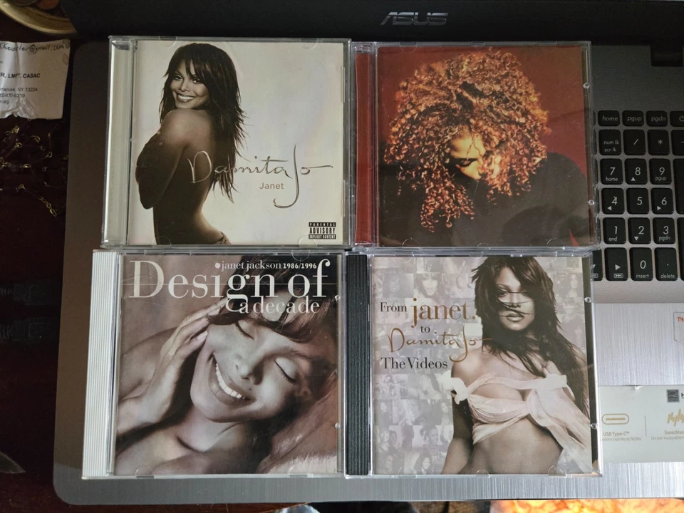 JANET JACKSON CD/DVD LOT vg to mint great selection $57.00 - Image 3 of 4