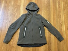 Arc’Teryx Hyllus Felpa con Cappuccio Pile Polartec Giacca Verde Donna Taglia L Felpa con Cappuccio