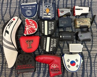 Golf Reseller Lot Head covers (10) Rangefinders (7) Scotty Cameron Callaway NICE