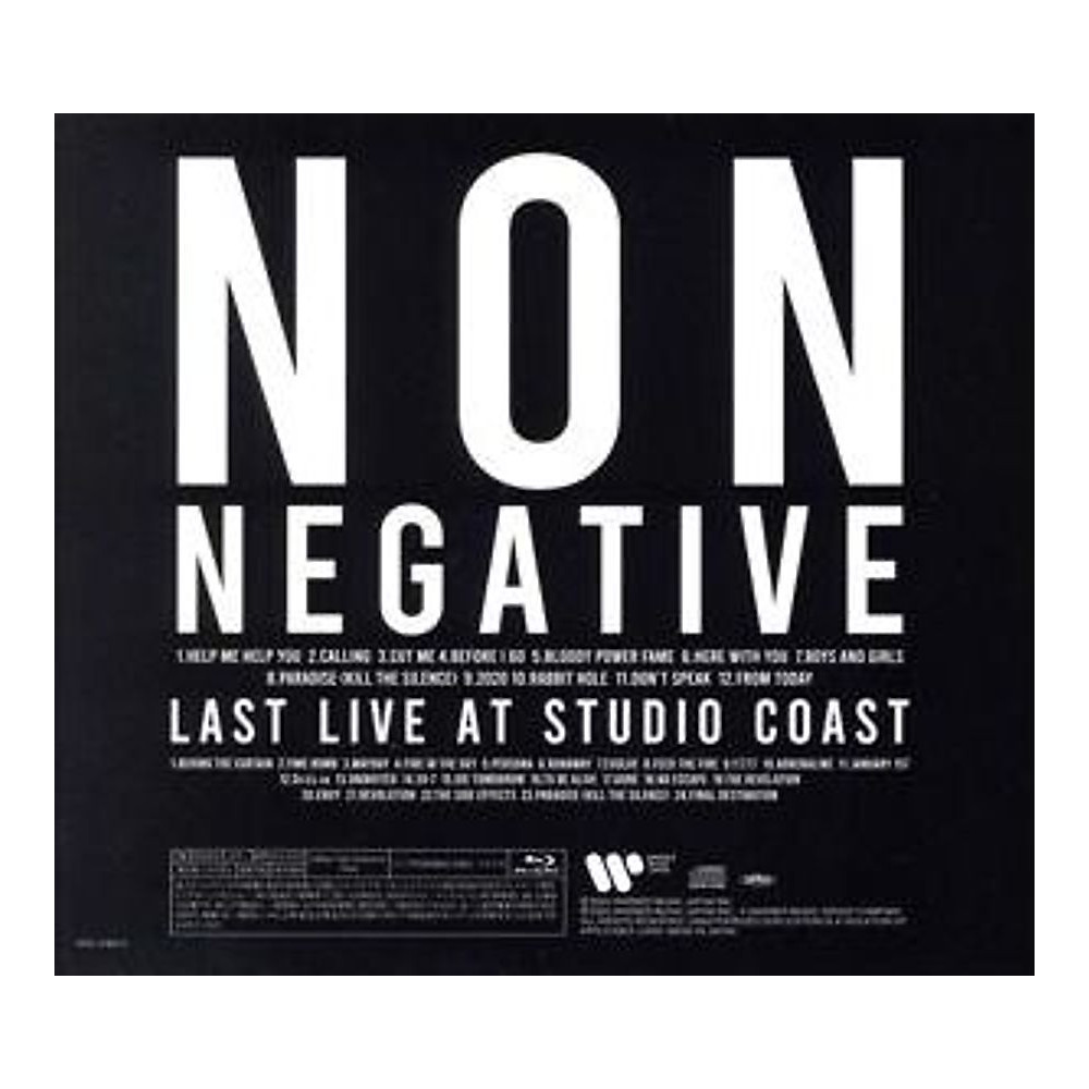 Nonnegative (limited edition) (with Blu-ray Disc) coldrain Used 2