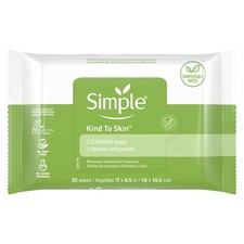 Simple Kind to Skin Facial Wipes Gentle and Effective Makeup Remover Cleansing