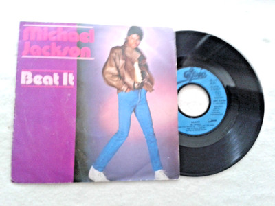 7'' Single  MICHAEL JACKSON - BEAT IT / GET ON THE FLOOR -    1982