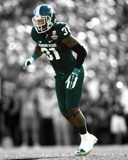 649075 Michigan State Darqueze Dennard College Spotlight Wall Print Poster