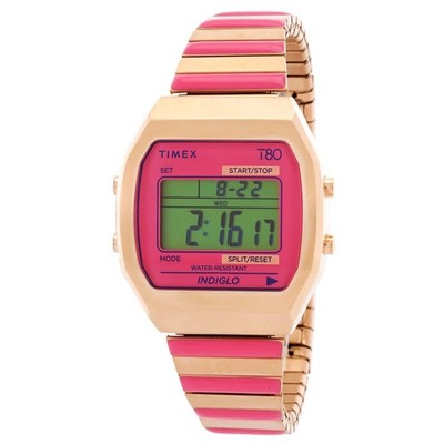 Timex TW2W41600VQ Timex 80 Pink Dial 36 mm Women's Watch New