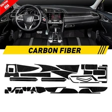 FOR HONDA Civic 10th 2016-2020 Carbon fiber car Interior decoration Full set