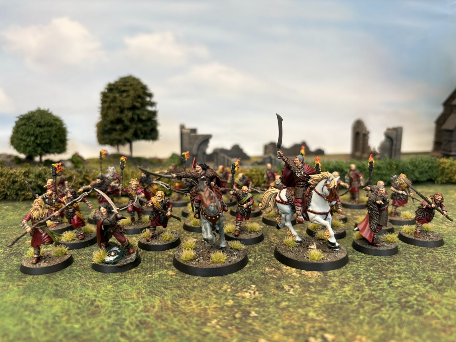 Warband of Hill Tribesmen 28 modelos GW MESBG El Señor de los Anillos Fantasía