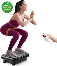Vibration Plate Exercise Machine for Weight Loss Home Fitness 400Lbs Capacity