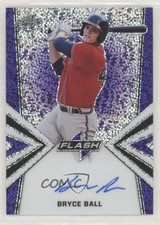 2020 Leaf Flash Flashback Base Purple 6/25 Bryce Ball #BA-BB3 Auto 0w8