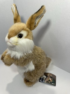 NEW Hansa Caramel Brown Easter Bunny Baby Rabbit Stuffed Animal Plush Toy 2015