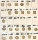 Mercury Dimes Lot 5