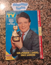 Tv sorrisi e canzoni 10 1988-Massimo Ranieri-Festival Sanremo-Frizzi-Azzurri