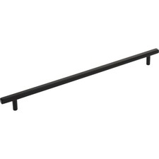 Jeffrey Alexander 845-305MB 305mm C-C Matte Black Dominique Cabinet Bar Pull