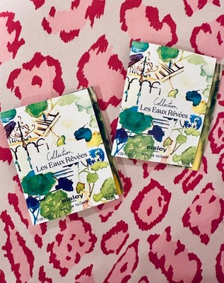 2 X Sisley Les Eaux Rêvées eau de toilette Spray Size .06oz/1.8ml ( Hubert )