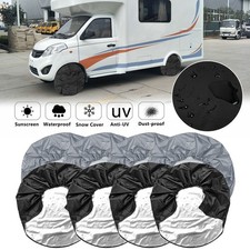 4er Set UV-Schutz Reifenabdeckung Anhänger Radschutzhülle Radabdeckung