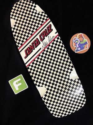 スケートボード Black Label Steve OlsonOlsonLtd.Checker SUPER RARE Steve Olson 2009 Santa Cruz Checkered Shaped Skateboard