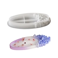 Easy Clean Rose Shaped Tray for Family Gatherings and Event Daily Use