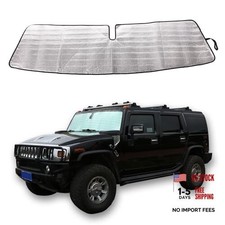 Windshield Sunshade Compatible with Hummer 2003-2007, Foldable UV Ray H2