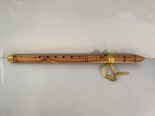 Handcrafted Wooden Native American Style Flute 6-Hole Natural Cedar In Key Of G