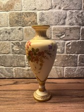 antique royal worcester blush ivory vase 1901 hand painted RN232527