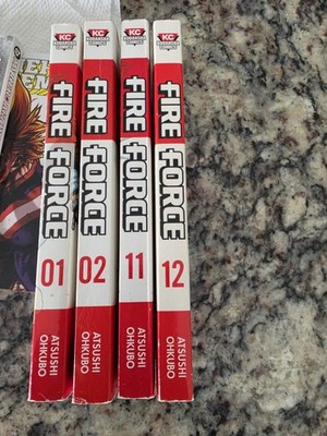 Kodansha Fire Force  Volume 1, 2, 11 & 12 English by Atsushi Ohkubo