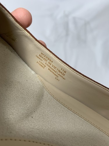 Cole Haan Pumps Damen 11 B braun Leder Blockabsatz Kappe Zehe Zur Karriere LESEN - Bild 10 von 13