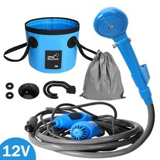 12V Portable Outdoor Travel Shower Kit Car Shower RV Outdoor Camping Rain Shower
