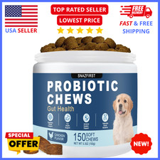 Dog Probiotic Chews 150ct Digestive Gut Health Immune Support for Dogs