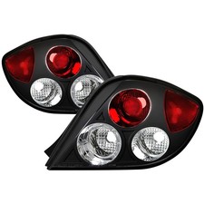 Fit Hyundai 03-05 Tiburon Black Euro Style Rear Tail Lights Lamp Set Gs Gt Se Fit Hyundai 03-05 Tiburon Black Euro Style Rear Tail Lights Lamp Set Gs Gt Se