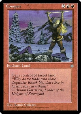 CONQUER x4 mtg EX/NM Ice Age 4 Unc