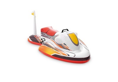 INTEX Wave Rider Inflatable Pool Float Pool Toy For Kids Heavy Duty Handle 88lb