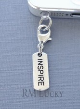 Inspire Tag Cell Phone Charm Anti Dust Proof Plug Ear Cap Jack C96