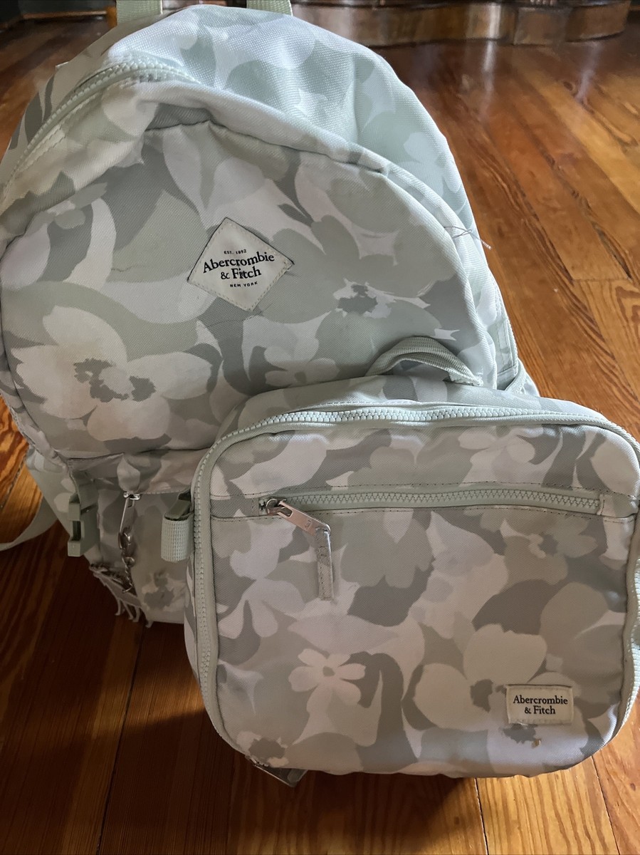 Abercrombie & Fitch Double Strap Backpack 17”And Matching Lunch