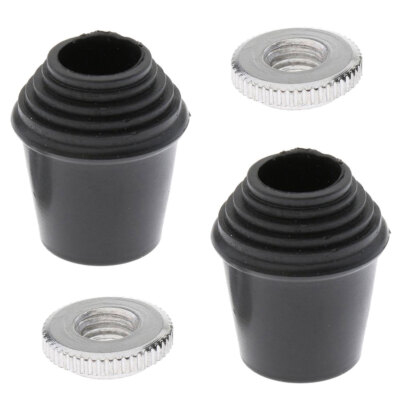 2Pcs Rubber Bass Drum Legs Feet for Drum Set Kit Replacement USA Stock