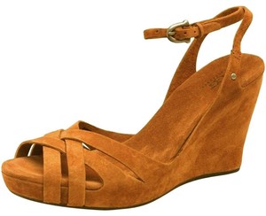 ugg suede wedge sandals