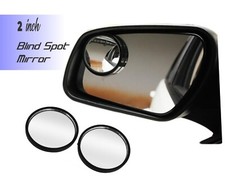 2pc 2 Universal Wide Angle Convex Blind Spot Rear Side View Mirrors Car Truck