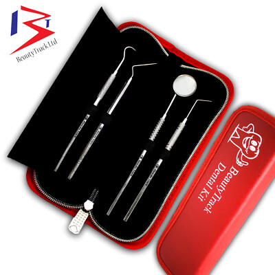 ZAHN ZAHNREINIGUNGSSET ZAHNSEIDE PLAQUE ENTFERNER PFLEGE ZAHNSCHABER SET 4R