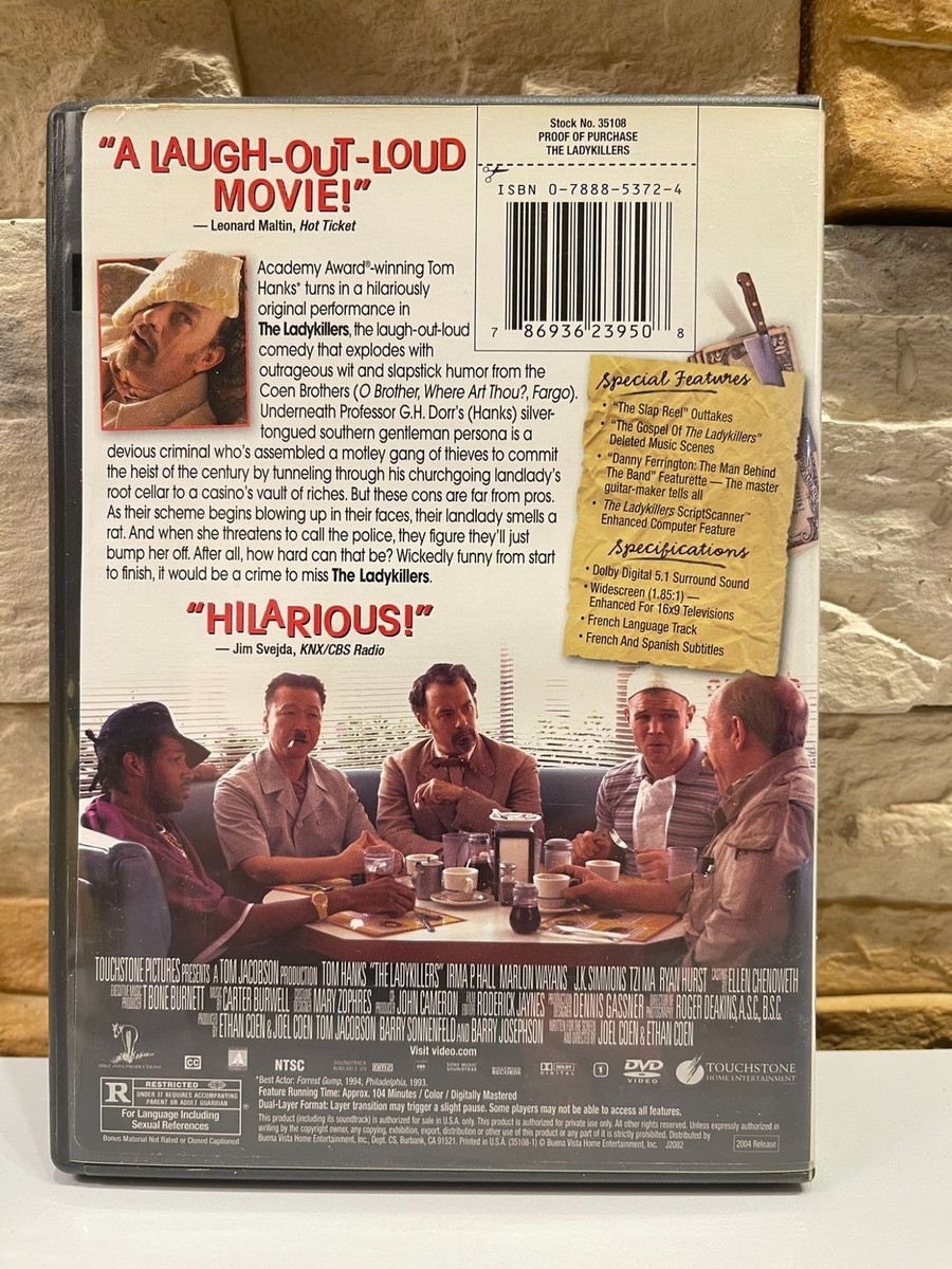 THE LADYKILLERS: TOM HANKS IRMA P. HALL MARLON WAYANS J.K. SIMMONS