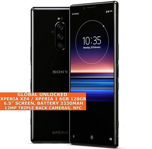 Sony Xperia Xz4 / 1 J8110/J9110 6Gb 128Gb Une Seule Carte SIM / Double Android - Afbeelding 1 van 8