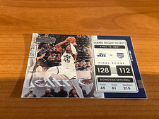 2021-22 Contenders Basketball Game Night Ticket DONOVAN MITCHELL # 5