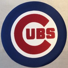 HUGE CHICAGO CUBS IRON-ON PATCH - 7.5"