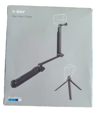 GoPro AF AEM 001 3-WAY GRIP ARM TRIPOD NEW