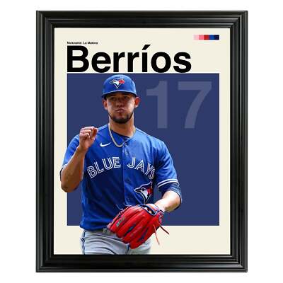 JosÃ  BerrÃ­os Framed Sports Art Photo by Thomas Maxwell